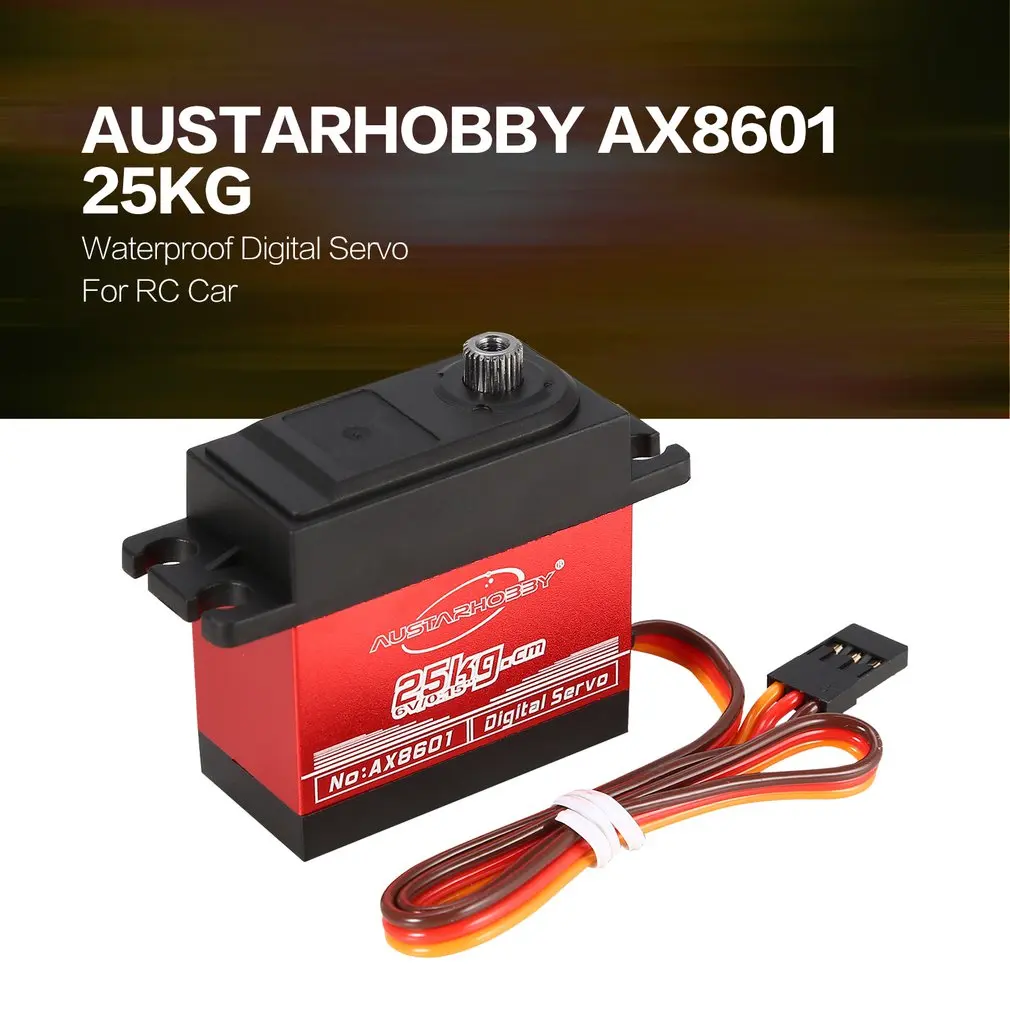 2019 AUSTARHOBBY AX8601 4 8 6 0 в 25 кг 15 сек/60 водонепроницаемый крутящий момент полностью