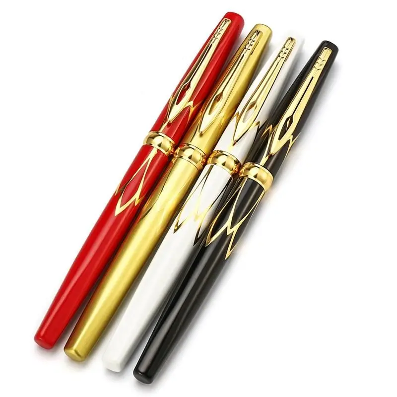 

HERO Classic GOLDEN and Black Red Trim F Nib Fountain Pen