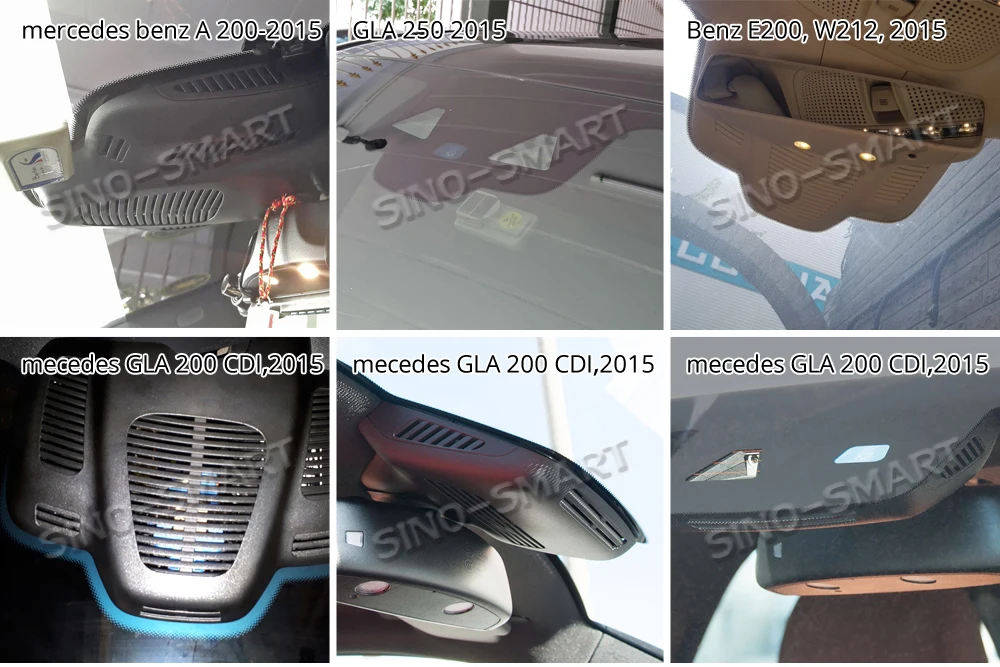 SINOSMART 96658 Wifi DVR камера для Mercedes Benz E Class W212 W213 W204 и т. д. управление с помощью приложения SONY IMX323
