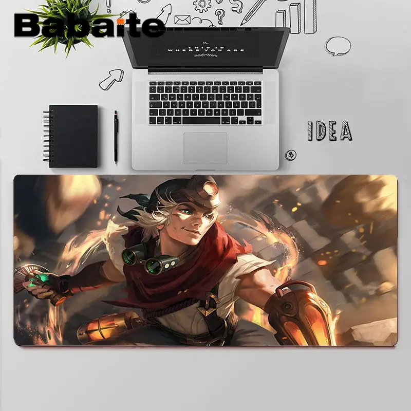 

Babaite Top Quality Ezreal Laptop Gaming Mice Mousepad Free Shipping Large Mouse Pad Keyboards Mat
