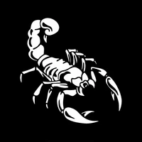 cute 3d scorpion styling car stickers automobiles motorcycles exterior accessories vinyl decals for bmw audi ford kia