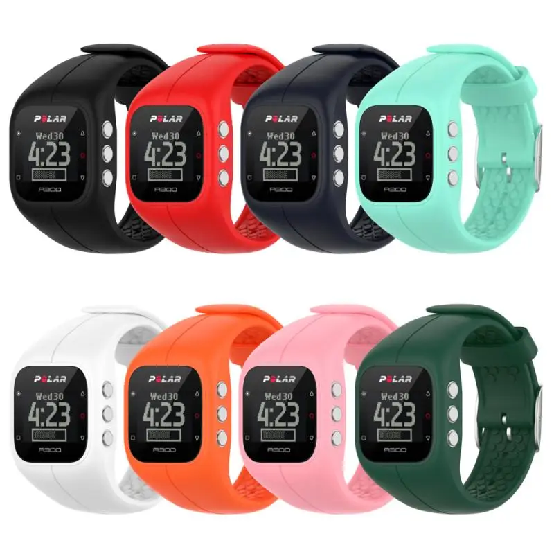 

Sport Colourful Interchangeable Silicone Wristband Strap Smart Accessories For Bonone Polar A300 2021 Newest