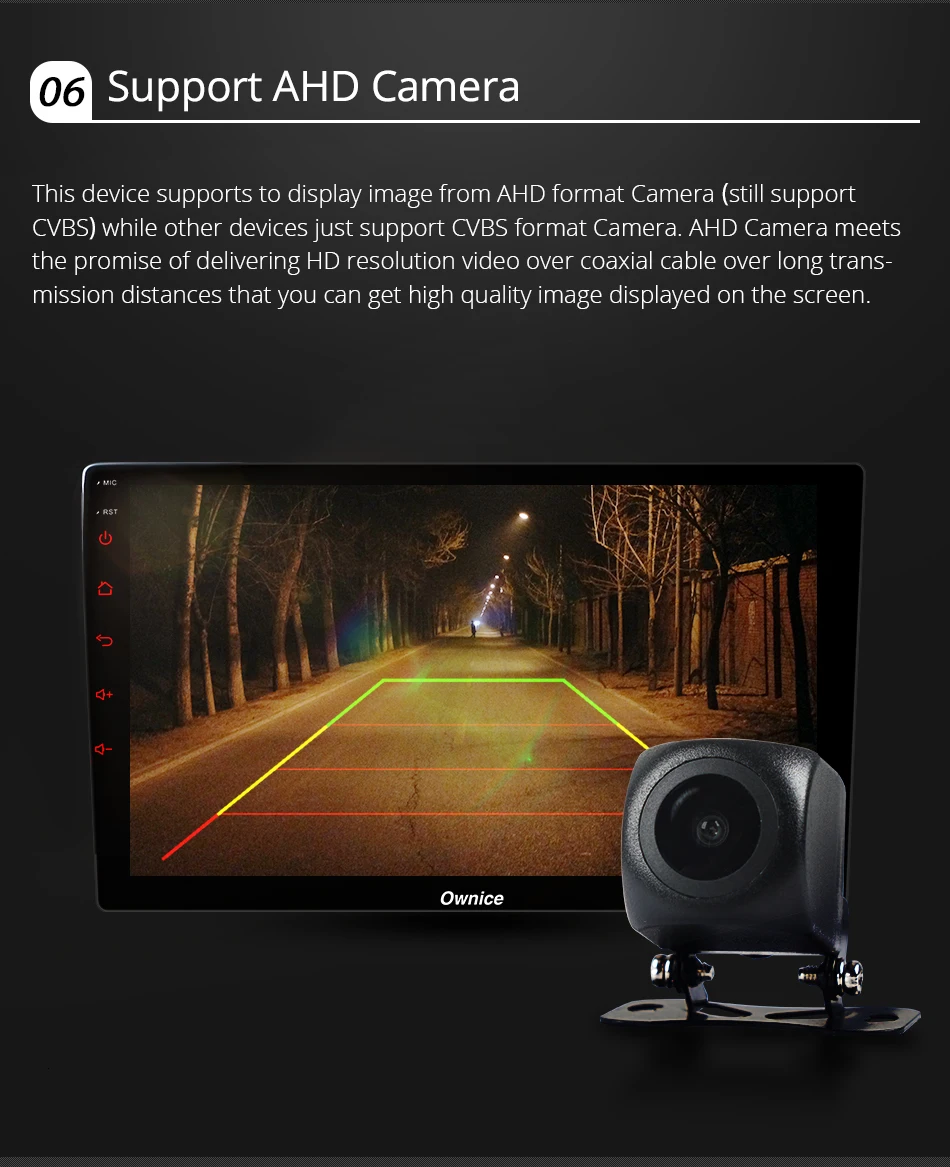 Ownice K6 Octa core 2 Universal Head uint Android 8.1 Car Radio Stereo GPS Navi Multimedia Player DSP Support 4G LTE AHD Camera