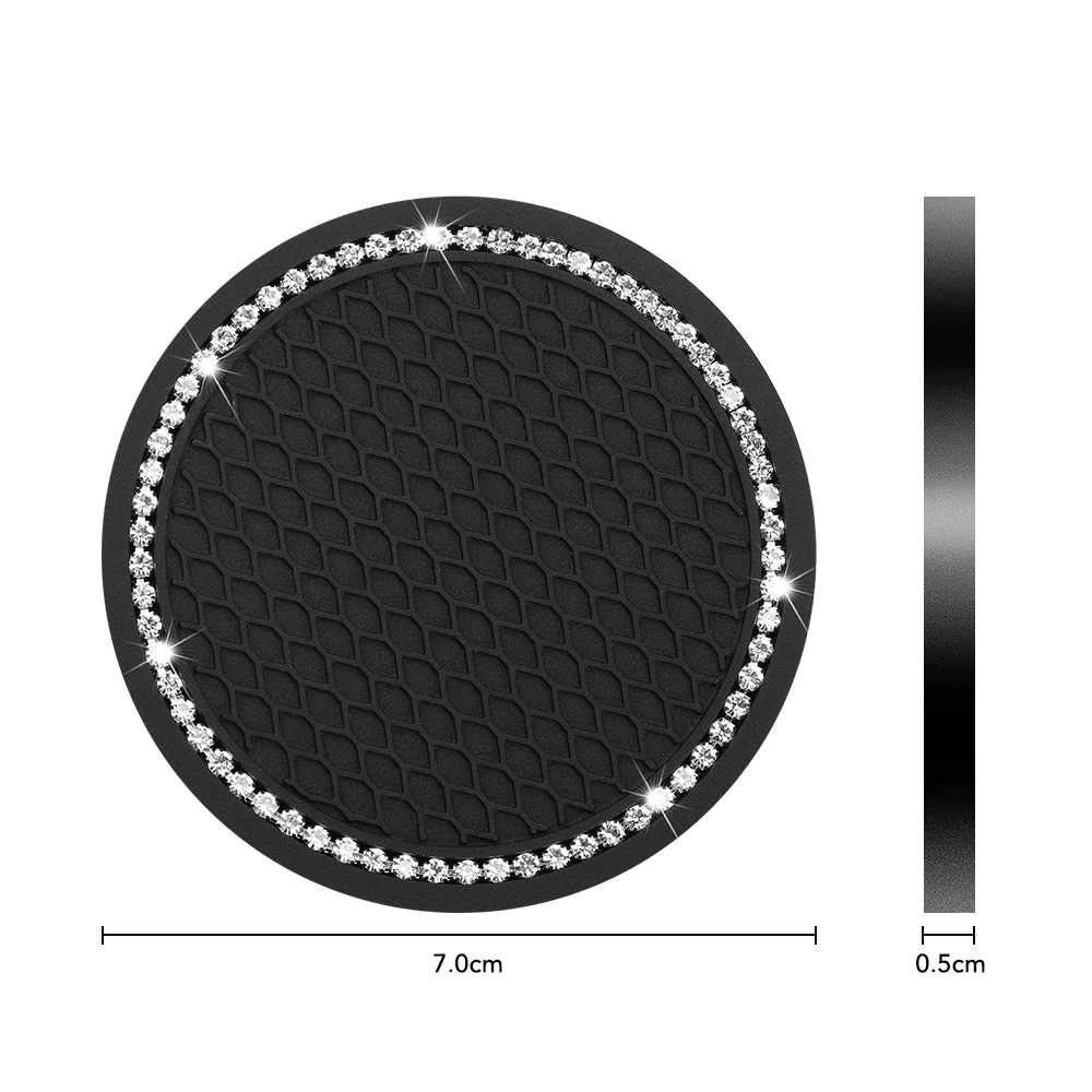 Автомобильный нескользящий коврик для стакана воды 1 шт. Ford Focus 2 3 Fiesta Mondeo Kuga Citroen C4