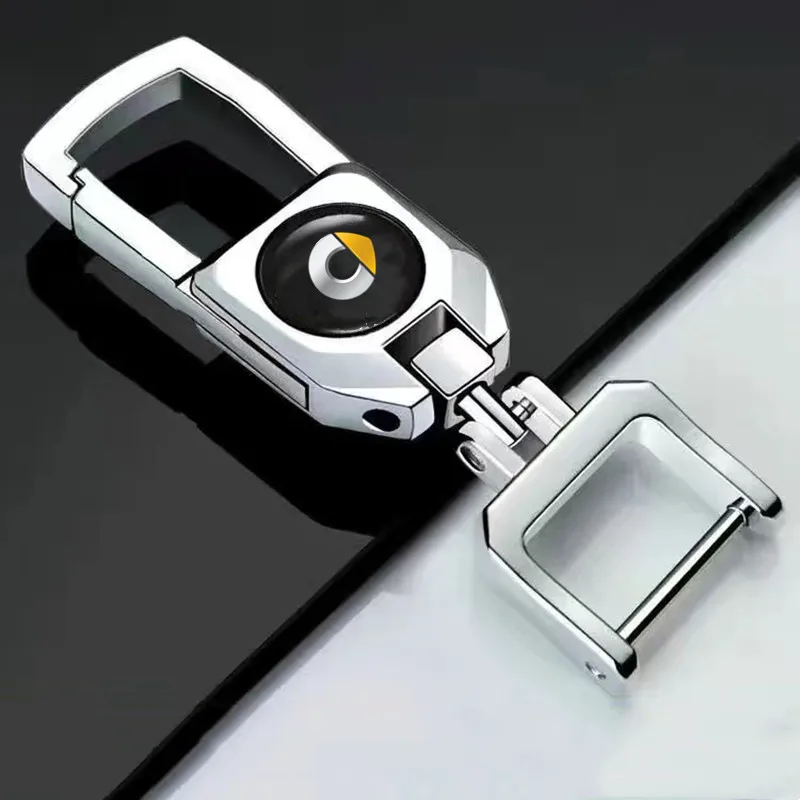

Zinc alloy universal quality keychain with waist buckle suitable for Smart 451 453 Fortwo Forfour car keychain with logo keyring