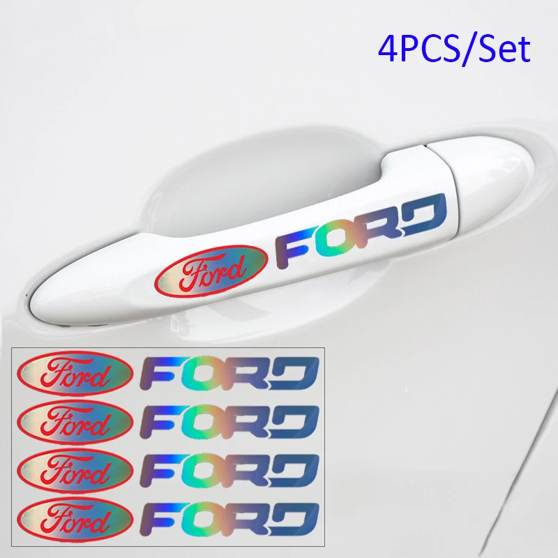 Car Door Hander Decal Protector Stickers for Ford Escape Focus 2 3 MK4 MK3 Fiesta Galaxy Mondeo Transit Ecosport Explorer | Автомобили и