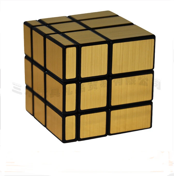 2019 креативный 3x3x3 золотой зеркальный куб скорость магический головоломка