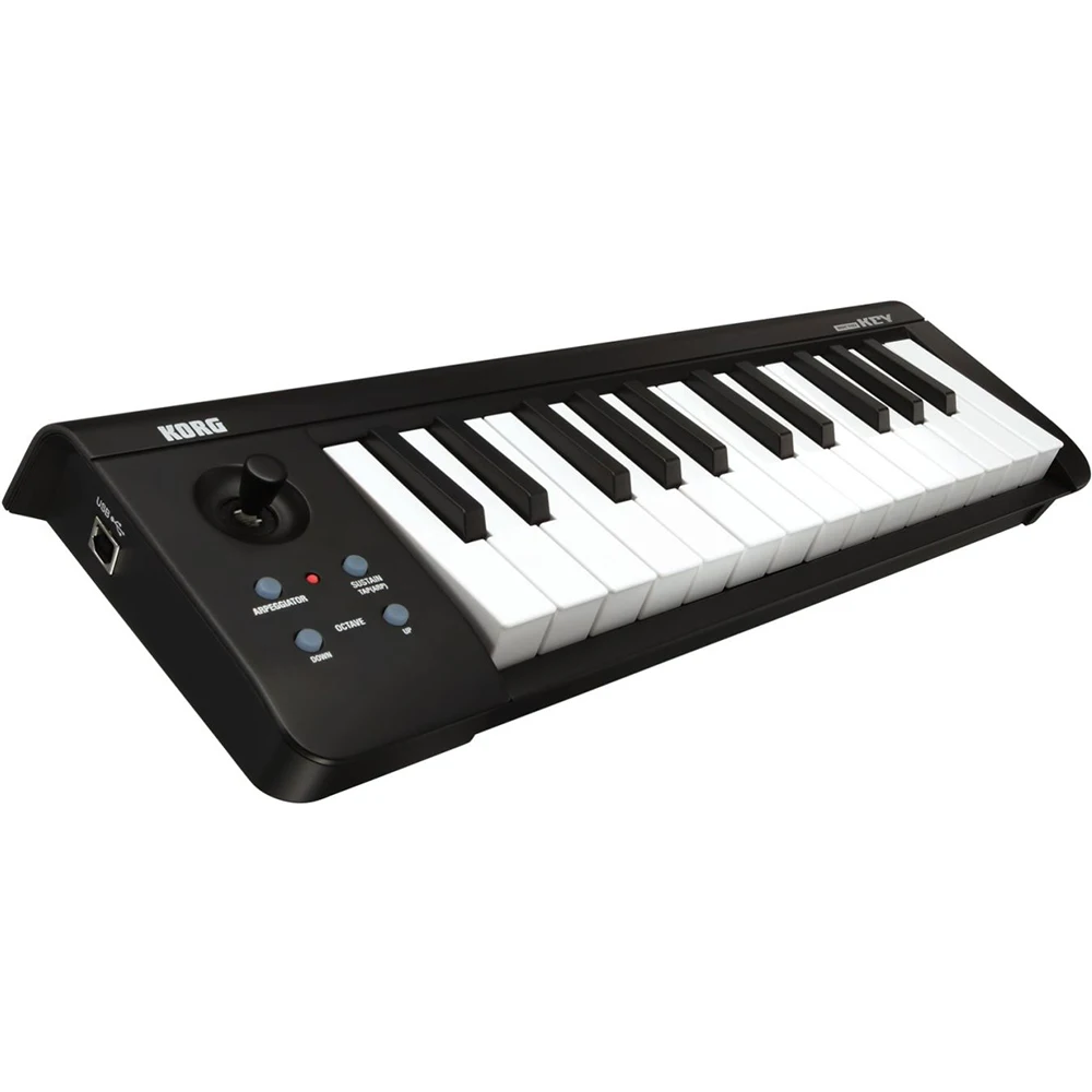 Компактный USB MIDI контроллер с клавиатурой 25 клавиш питание от совместим iPhone iPad Mac