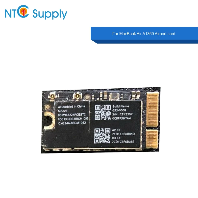 

653-0008 607-8821 2010 2011 Year For MacBook Air A1369 Airport Card