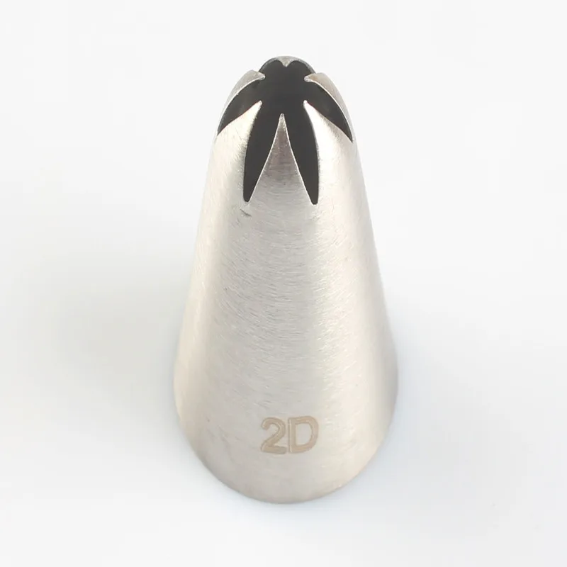 # 2D цветок розы кондитерский мешок для крема сопла из нержавеющей стали кекс