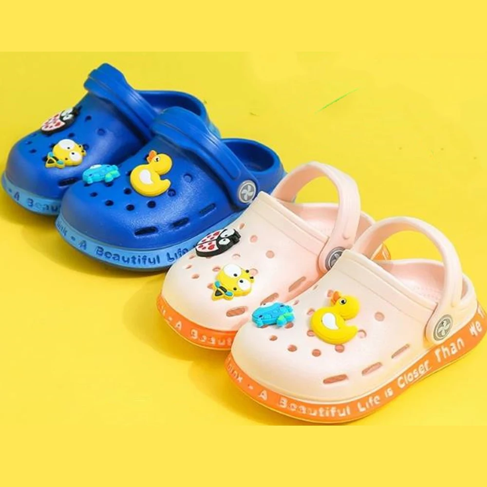 

Summer Kids Garden Shoes Baby Boy Girls Sandals With Cute Animals Children Garden Shoes Toddler Kids Sandal Slippers B0086
