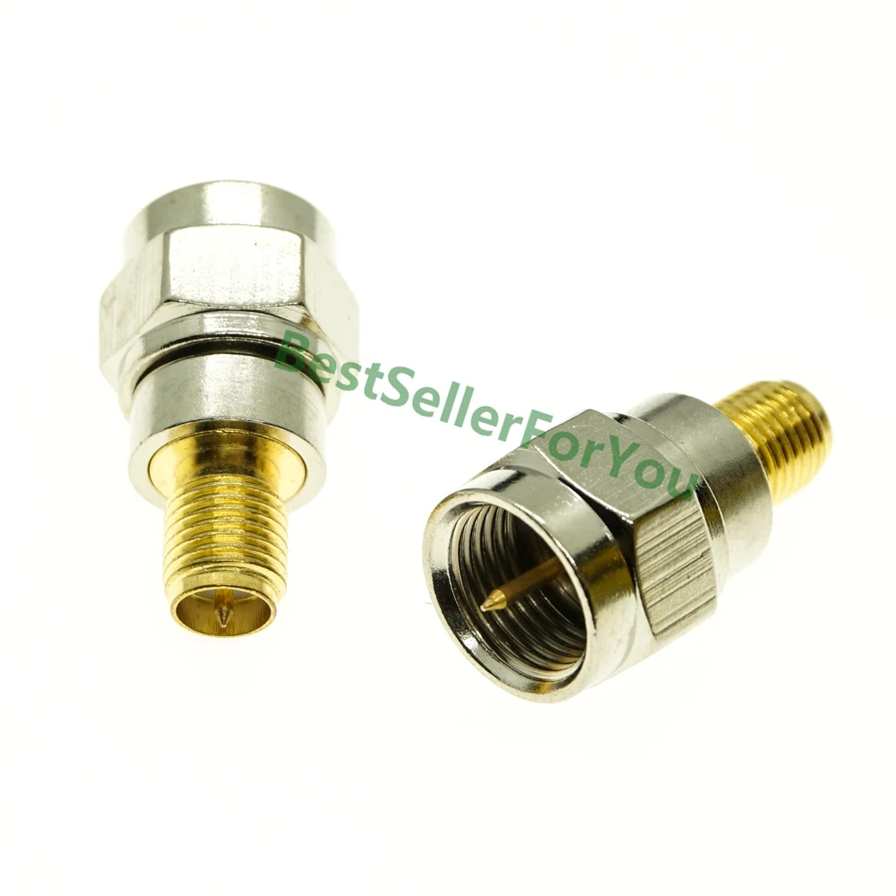 

F Male Plug To RPSMA Connector RP-SMA Connector Female Jack RF Coaxial Adapter Connector Converter