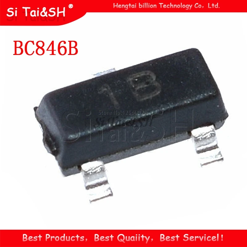 100 шт. BC846B SOT23 сот 846B SMD СОТ-23 1B Новинка транзистор | Электронные компоненты и