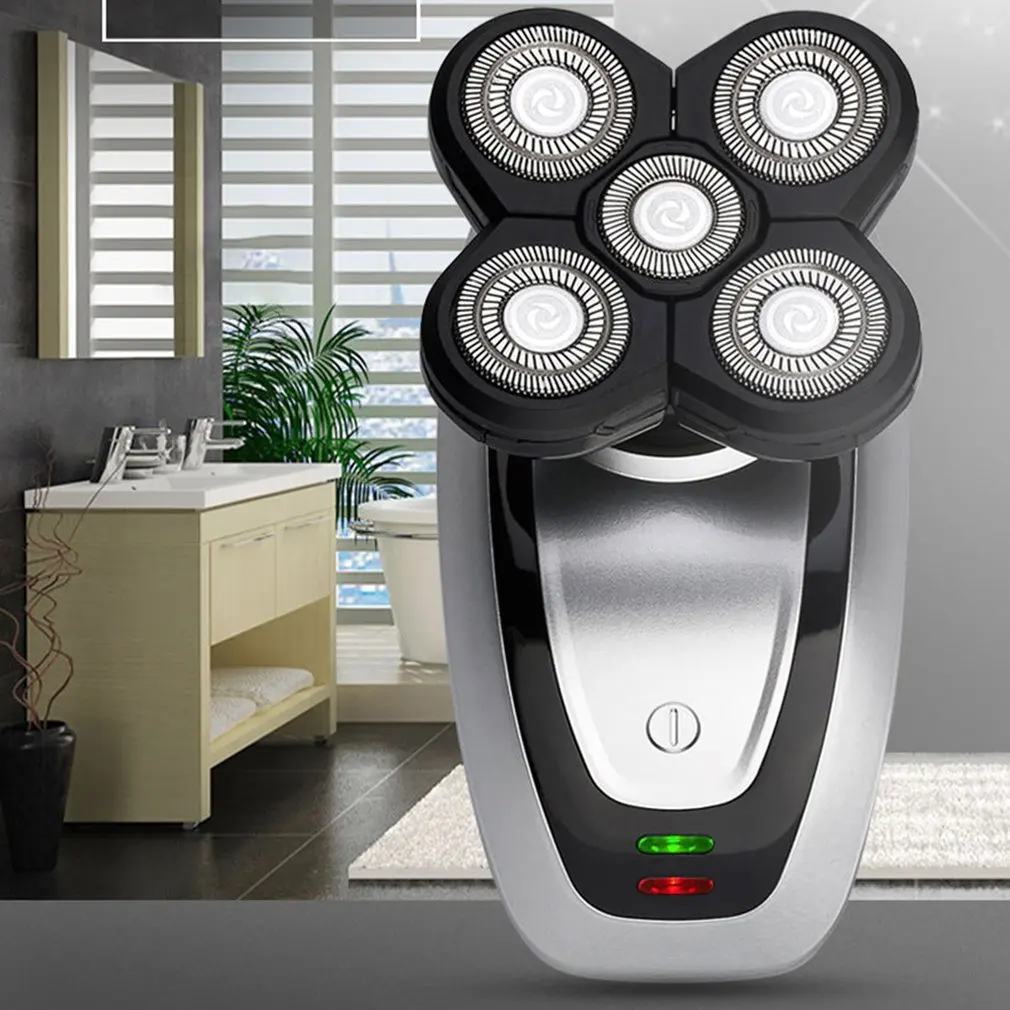 

4-In-1 Multifunctional Electric Shaver Men'S Nose Hair Trimmer Hair Clipper Face Cleaning Brush Pop-up Trimmer