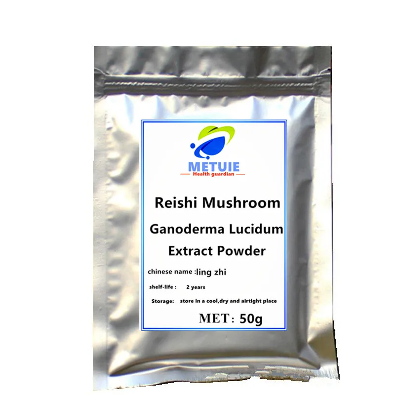

Reishi Mushroom Dual Extract Powder 20:1 50% Polysaccharides LOG-GROWN Triterpenel 10% ganoderma lucidum lingzhi