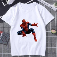 new marvel avengers printed t shirt summer 2021 women unisex oversized t shirt casual couples white aesthetic clothes streetwear