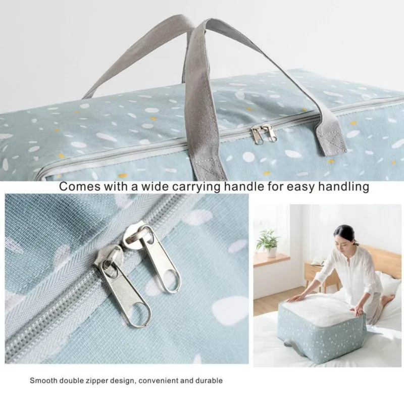 Большая сумка для хранения тканевый мешок одежды толстый ультра-Размер под