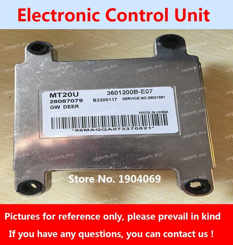 ECU MT20U 28091907 3612010-0100 для Great Wall Hover/ZTE Weihu автомобильный двигатель компьютера/28087079
