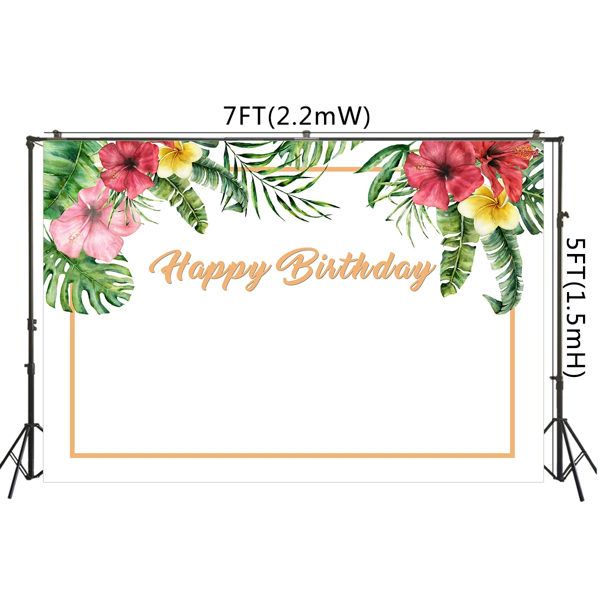 Цветочный фон для вечеринки взрослых девушек принцесс Фламинго фотофоны