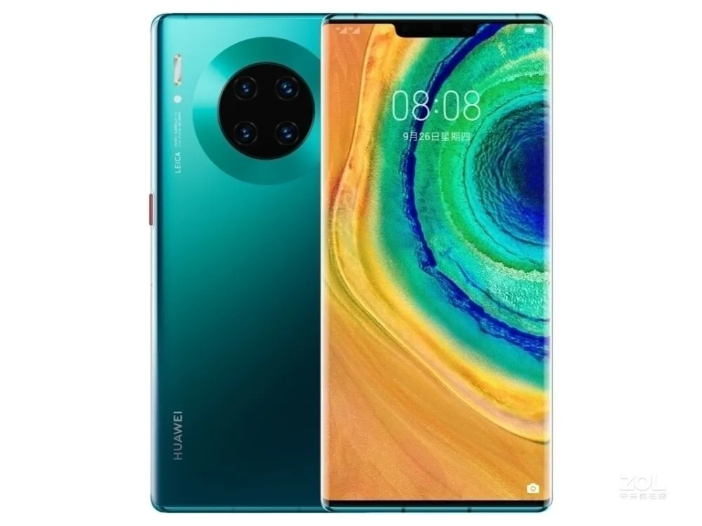 Мобильный телефон huawei mate 30 Pro Kirin 990 Android 10,0 6,5" 2400x1176 8 ГБ ОЗУ 256 Гб ПЗУ 40 Мп+ 40 Мп+ 32 МП 40 Вт зарядка IP68