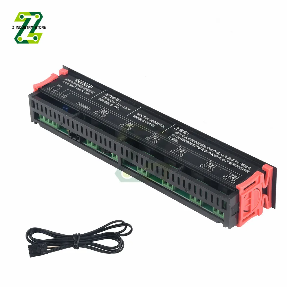 

Регулятор температуры, 110-230 В переменного тока, Терморегулятор с 6 релейными выходами