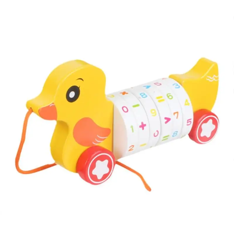 Wooden Kid Hand Car Baby Parent-child Animals Colors Educational Puzzle Game Toy Smooth Round and without Burrs Safety | Игрушки и хобби