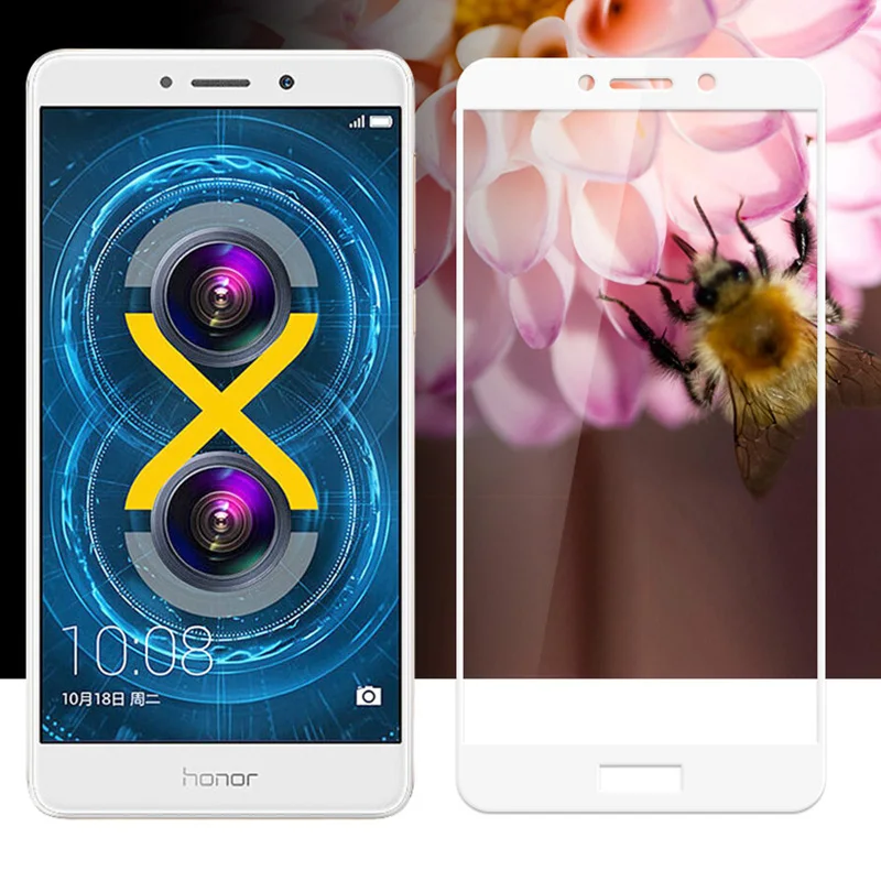 Закаленное стекло JGKK для Huawei Honor 8 Lite 7X 7C Pro 6X 6A защитная пленка 2.5D с полным