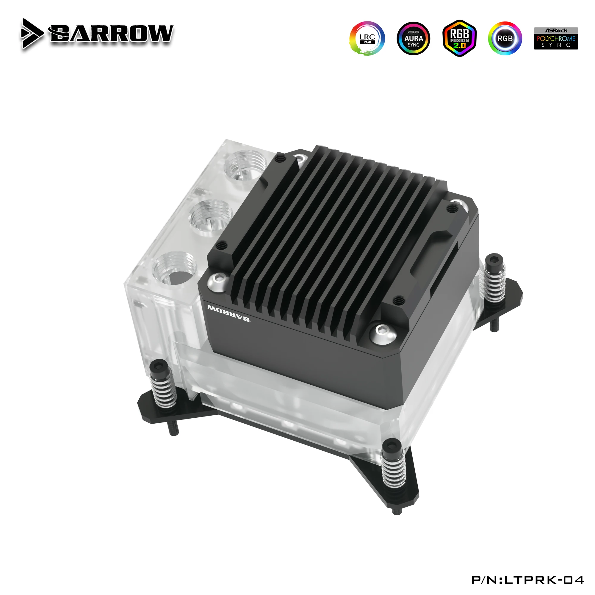 Barrow CPU AIO водяной блок Combo 17W PWM насос для INTEL AMD AM3 AM4 X99 X299 платформы встроенный