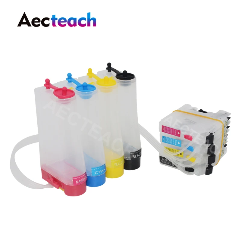 Aecteach LC 223 непрерывный СНПЧ чернильный бак для Brother MFC J4420DW J4620DW J4625DW J5320DW J5620DW J5625DW