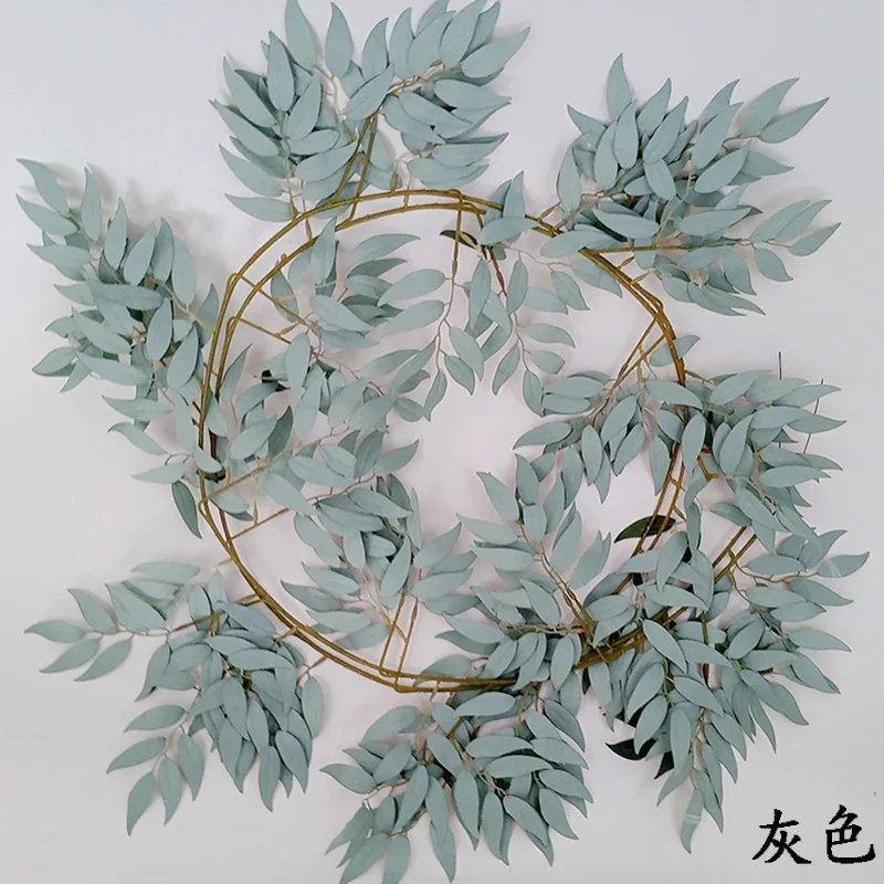 1 7 метров искусственная ива ротанг стене висит завод украшения для дома и сада