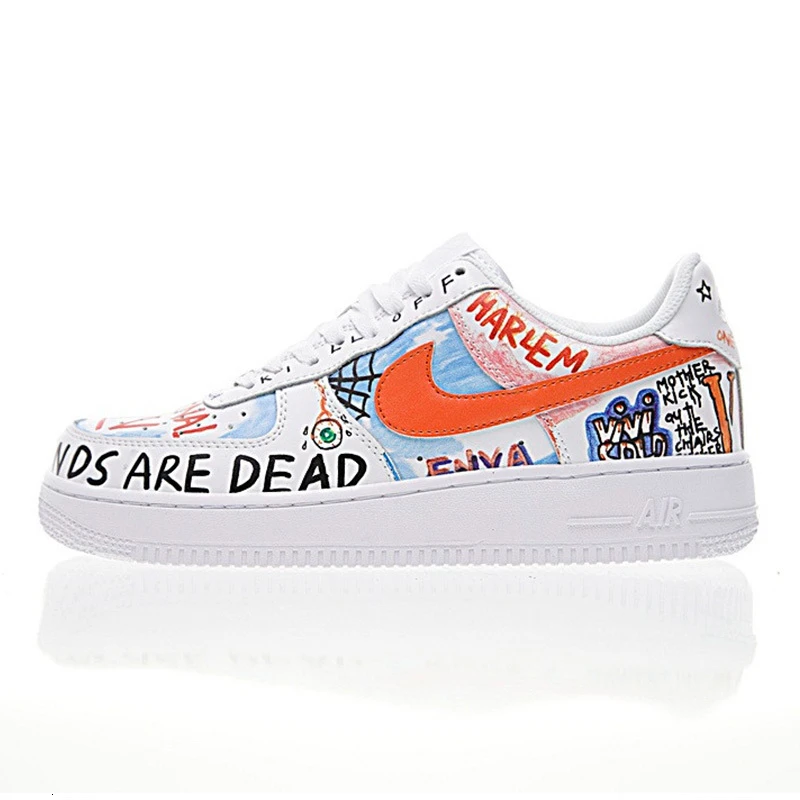 923088-100 Nike Air Force 1 '07 Just Do It AF1 Новое поступление дышащая мужская обувь для скейтбординга низкие удобные кроссовки для мужчин# AR7719-100 - Цвет: 923088-100