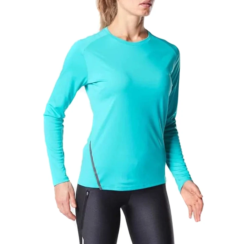 Женская Солнцезащитная футболка с длинными рукавами UPF 50 + Топ для выступлений на