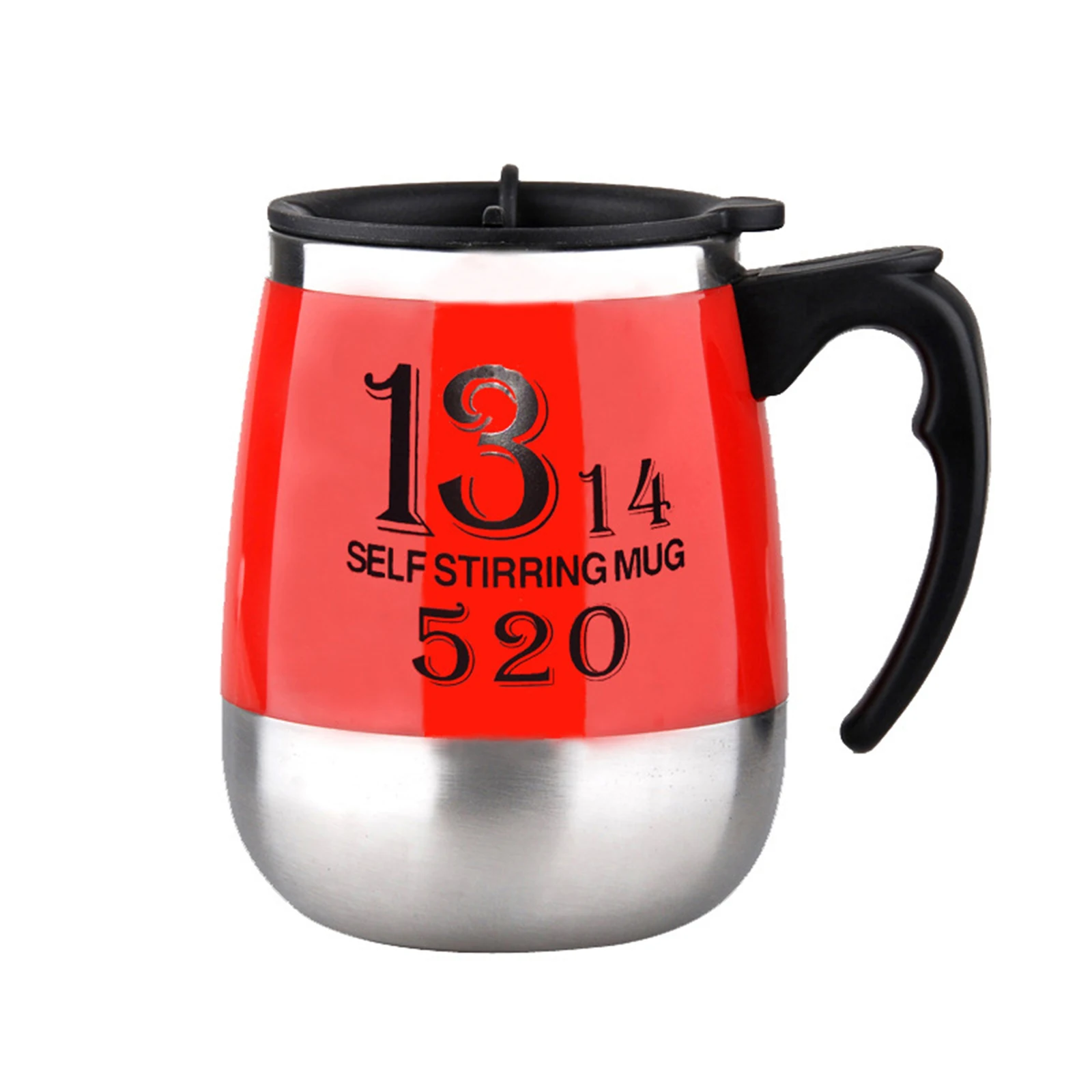 

Lazy Automatic Mixing Cup Stainless Steel Electromagnetic Rotating Coffee Cup Magnetized Cup Gift Cup B88