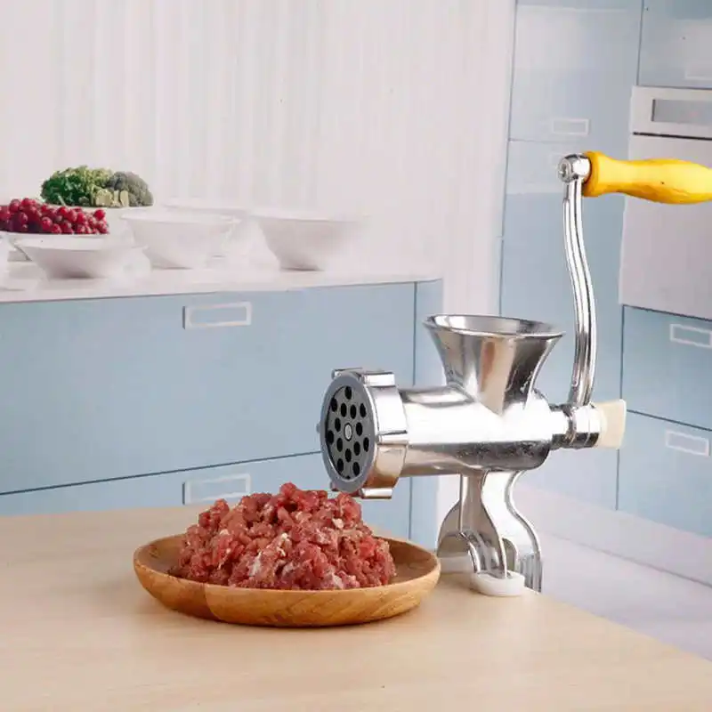 

Household Meat Grinder Aluminum Alloy Sausage Maker Kitchen Vegetable Chopper Food Processor Enema Machine