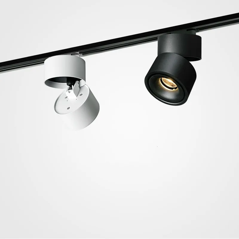 $15.42 Led Downlight Surface Orientable 350° COB Dimmable 7W 10W 12W 15W Ceiling Lamps Light track light AC 220V Hotel Restaurant Spot