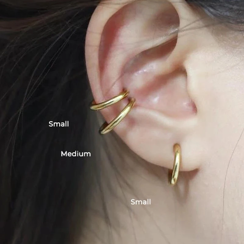 1 шт. невидимое кольцо без ушей серьги с клипсой для носа пупка панк ювелирные