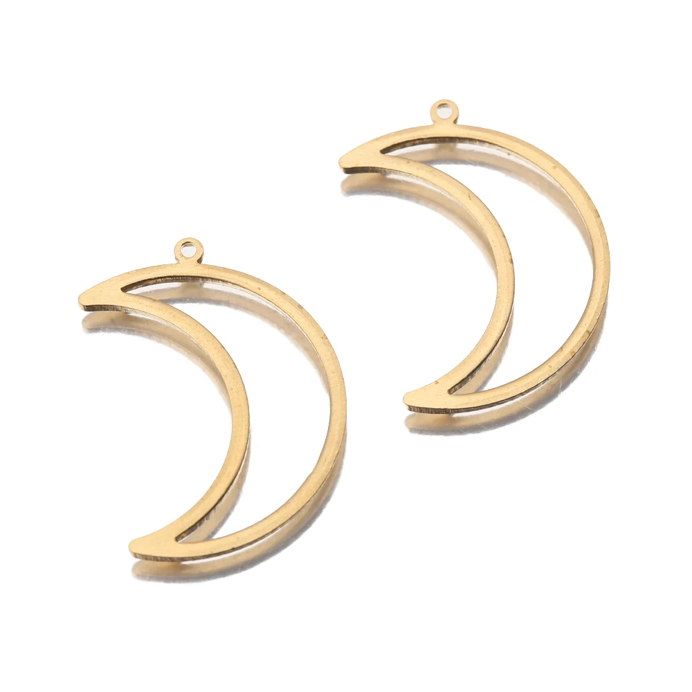 

Оригинальные латунные подвески в форме полумесяца, 20 шт./лот, для самостоятельного изготовления ювелирных изделий, ожерелья, браслета