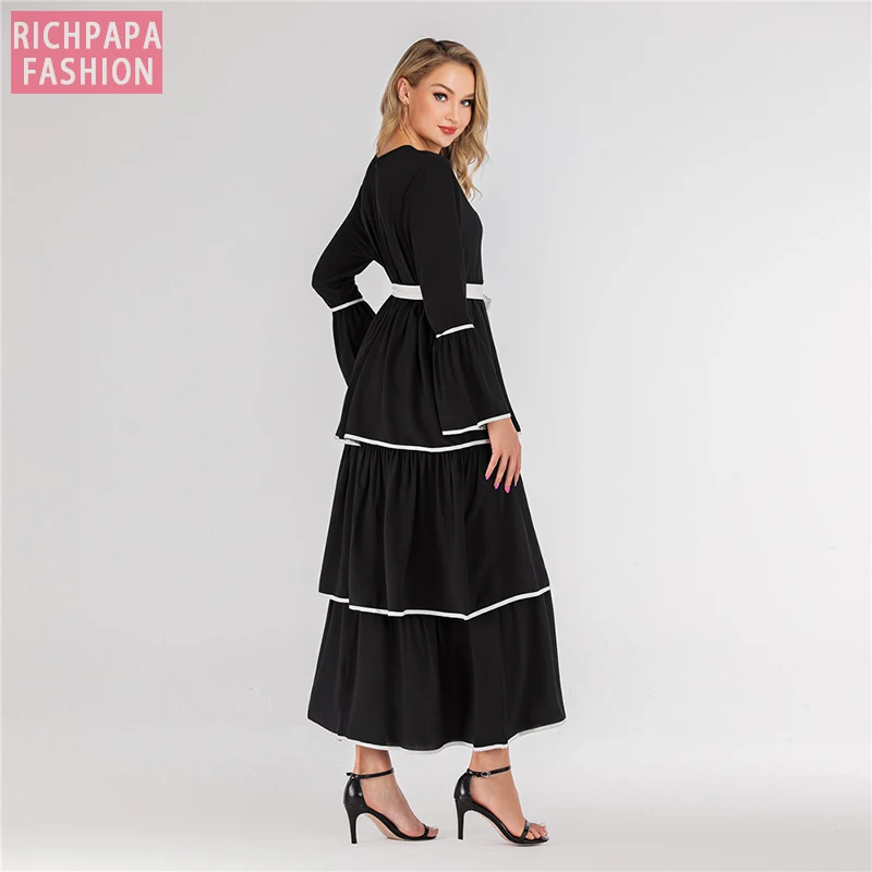 Eid Kaftan Abaya Турецкий Арабский мусульманское модное платье пакистанские хиджаб