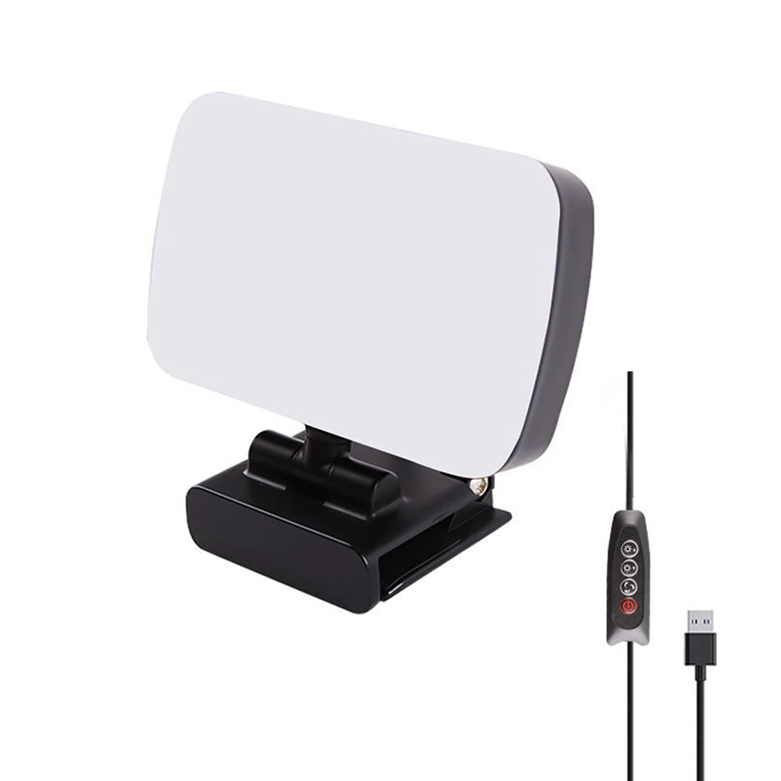 

Настольные ПК ноутбука светодиодный Беспроводная связь светодиодный светильник видеоконференции для макияжа с 3 затемнения Цвет клипсы дл...