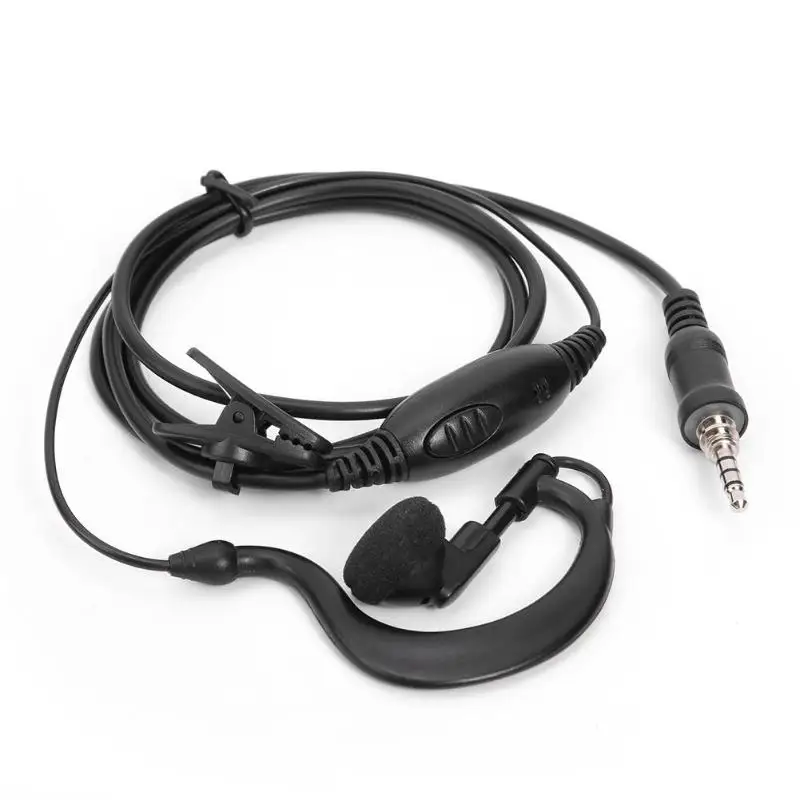 1 Pin-код G Форма наушники Динамик гарнитуры с зажимом для Yaesu FT270R Vertex VX-6R VX-7 VX-120 VX-127 VX-170 VX-177 VX-6
