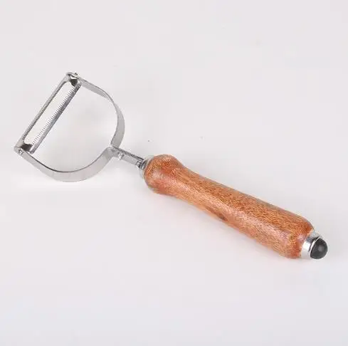 Деревянная ручка из нержавеющей стали машина для очистки фруктов от кожуры или