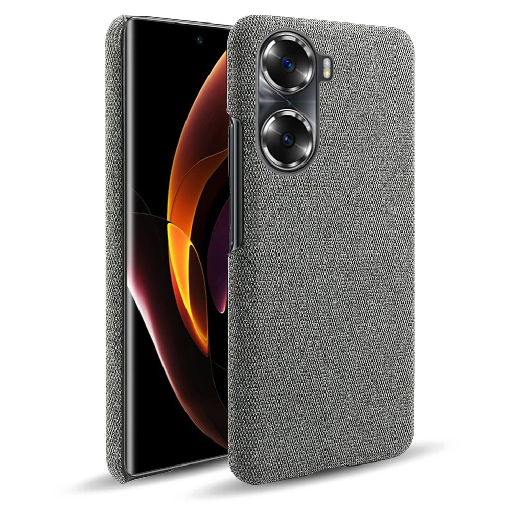 

Cloth Antiskid Case Funda For Honor 60 50 Lite SE 30 20 Pro 10 Lite 10i 20S 30S Slim Retro Fabric Hard PC Phone Cover Coque Capa