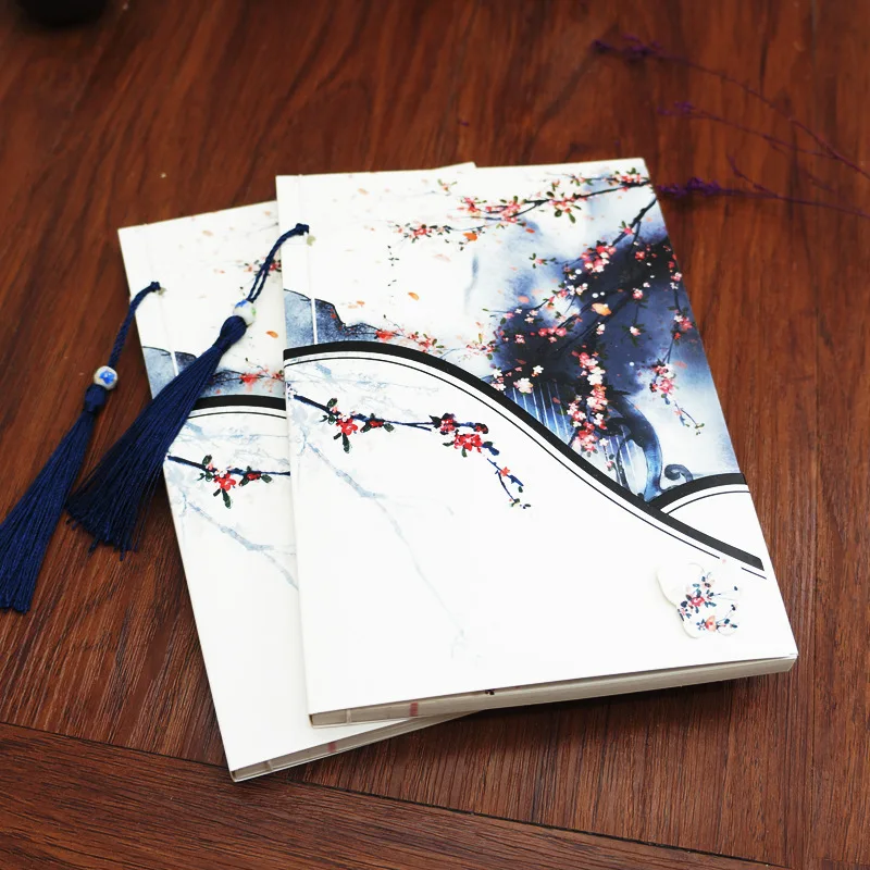 Ретро Оригинальный китайский стиль сшивание блокнот ручной работы управляемые