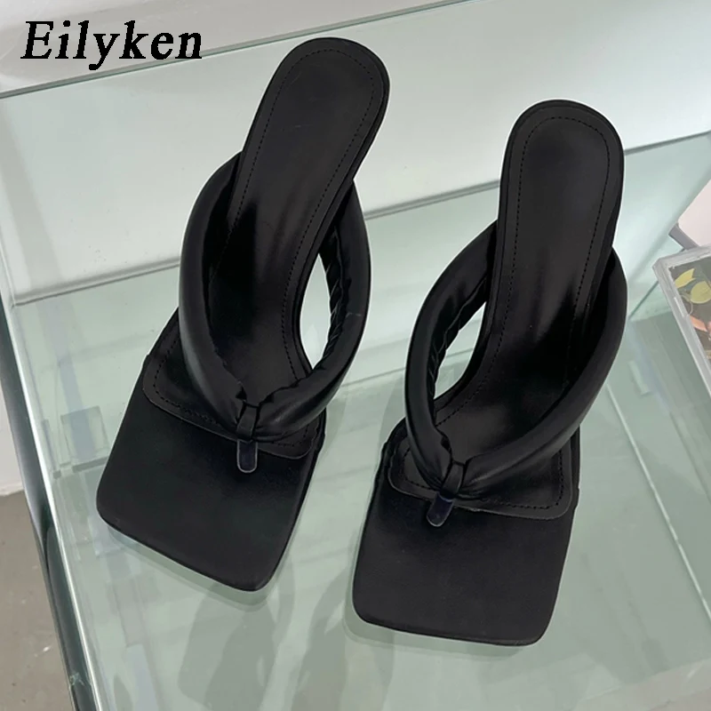 Шлепанцы женские Eilyken на низком каблуке с квадратным носком лето 2022 | Обувь