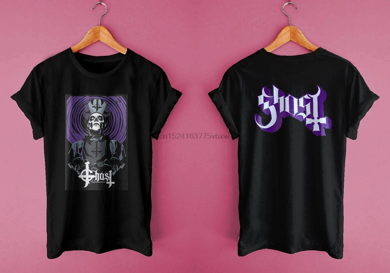 Papa Ghost Emeritus Metal Band Logo Album New Casual Street Wear Unisex T-Shirt