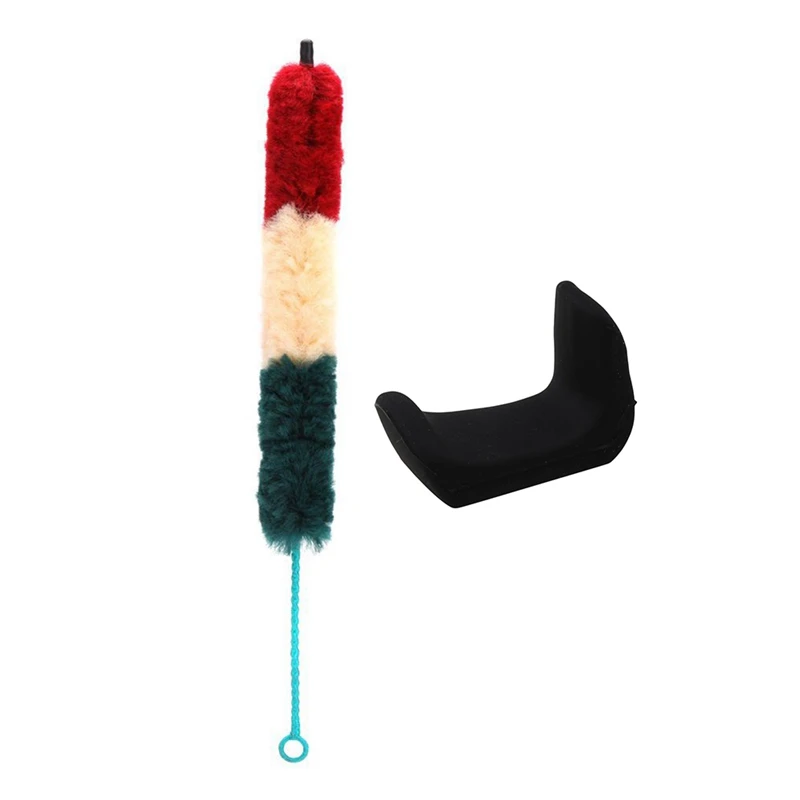 

Oboe Clarinet for 14.5-17.5mm Diameter Thumb Thumb Finger (Opening Thin) & Clarinet Brush Saver Moisture Remover Cleaner