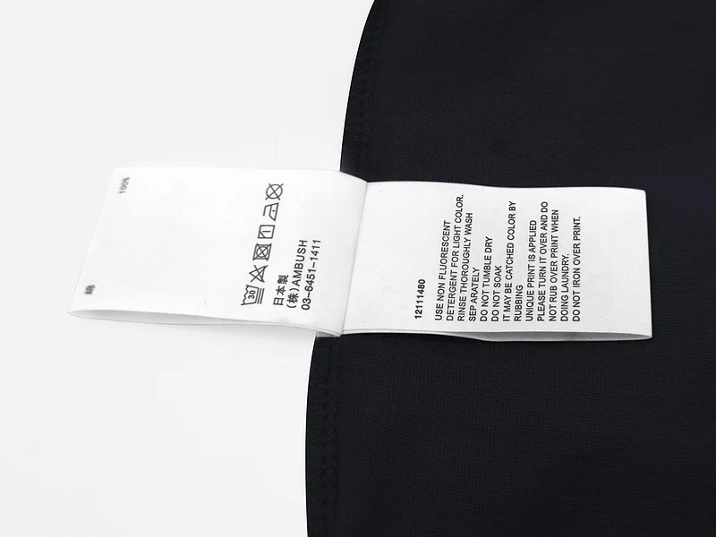 

Top Quality Ambush Chest Logo Long Sleeve T Shirt Men Women HipHop Oversized Loose Fit Round Neck T shirt Men