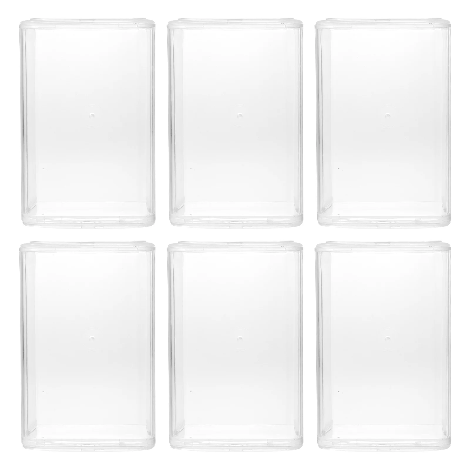 

6 шт., прозрачная коробка для хранения игрушек ручной работы