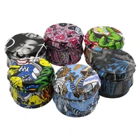 the new 4 layer zinc alloy herb tobacco grinder best gift man smoking tobaccos crusher process grinders herbal tools