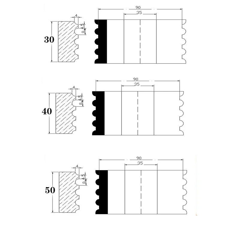 LIVTER индивидуальные деревообрабатывающие 4 зубцы TCT формирователь дверного